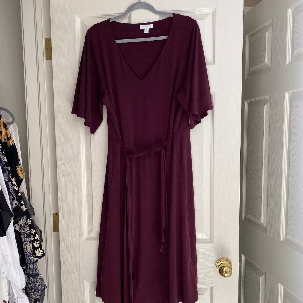 Charter Club Dress in Burgundy